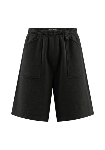 HEAVYWEIGHT SWEAT SHORTS - BLACK