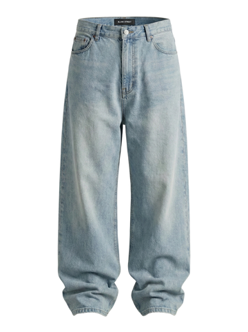 VINTAGE WASH RELAXED DENIM