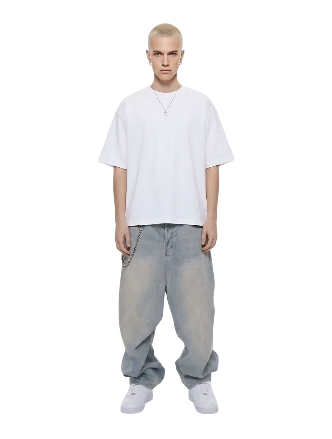 VINTAGE WASH RELAXED DENIM