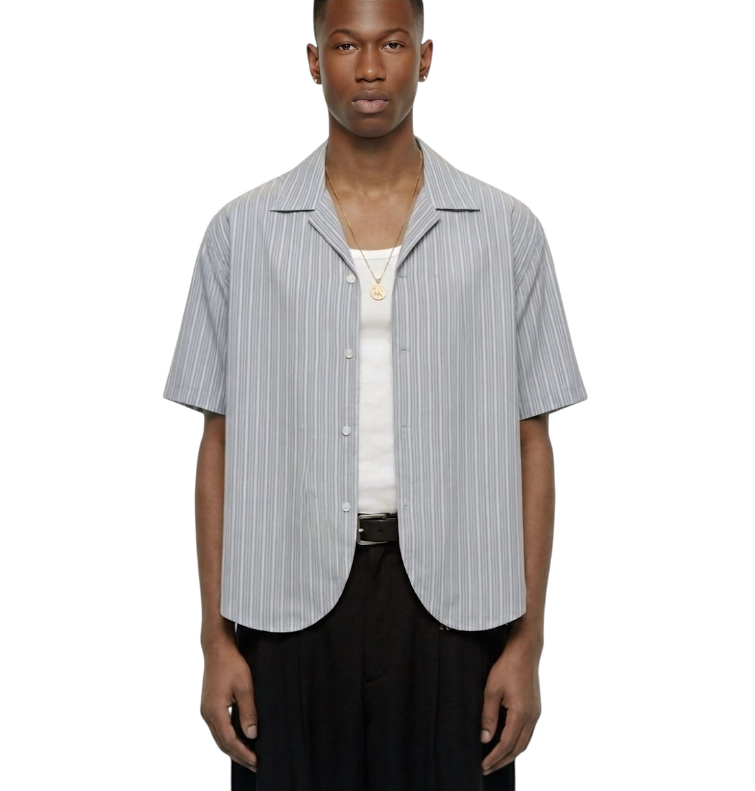 STRIPED RESORT SHIRT