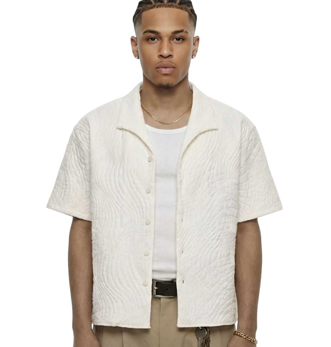 WAVE JACQUARD RESORT SHIRT