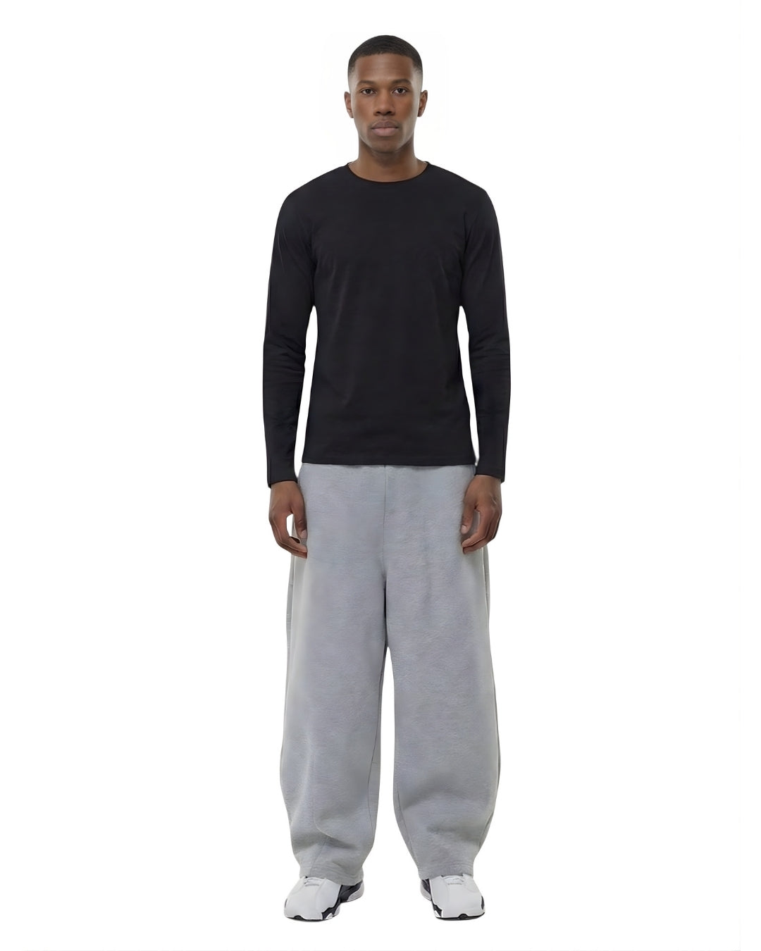 FITTED JERSEY LONG SLEEVE - BLACK