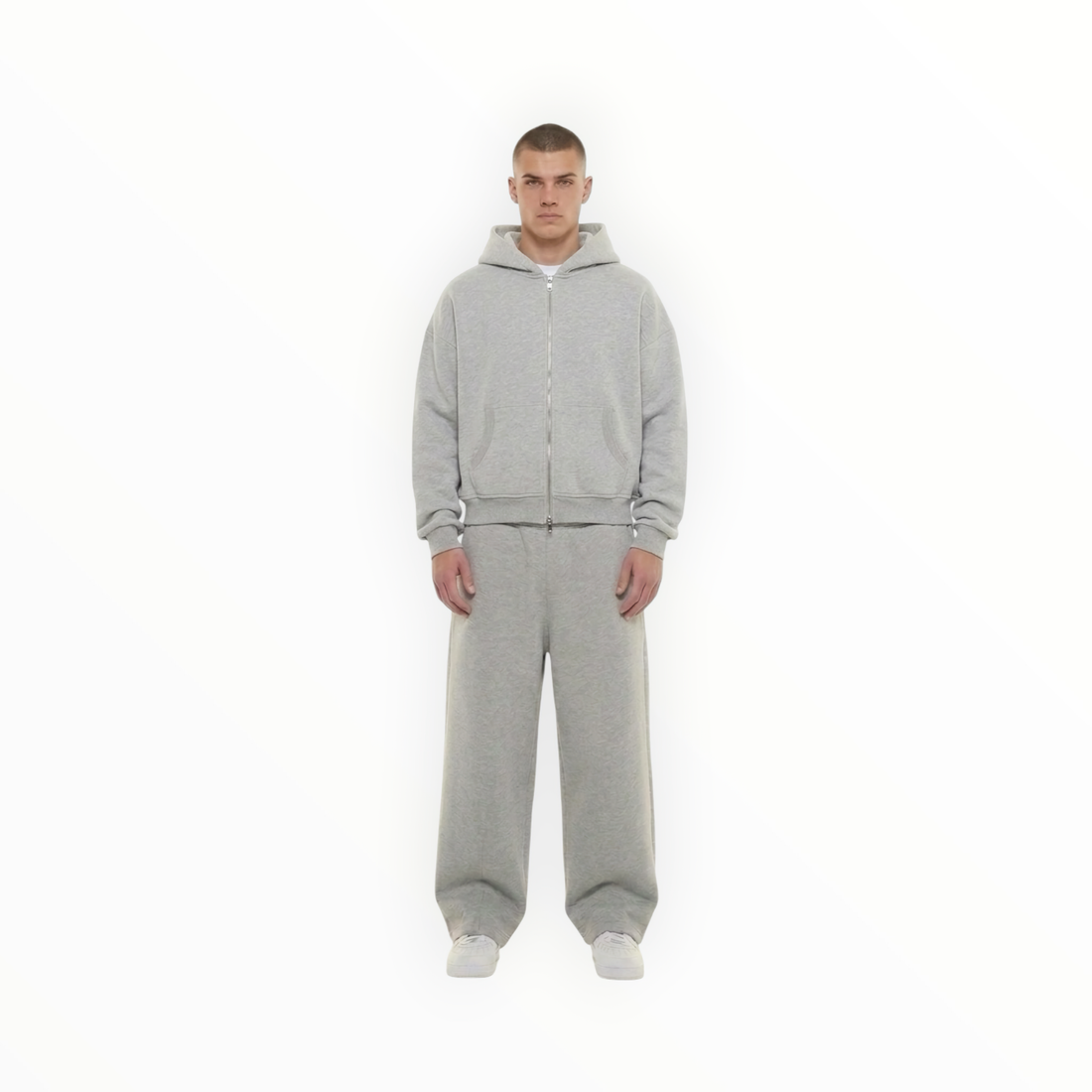 CORE ZIP - ASH GREY